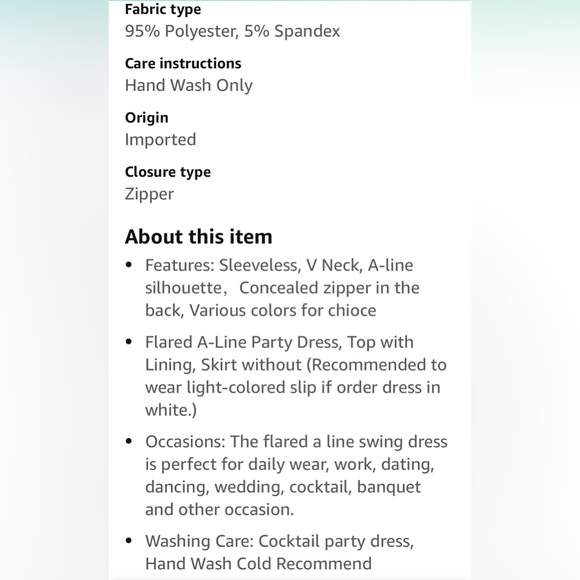 A-Line Dress - Picture 7 of 7